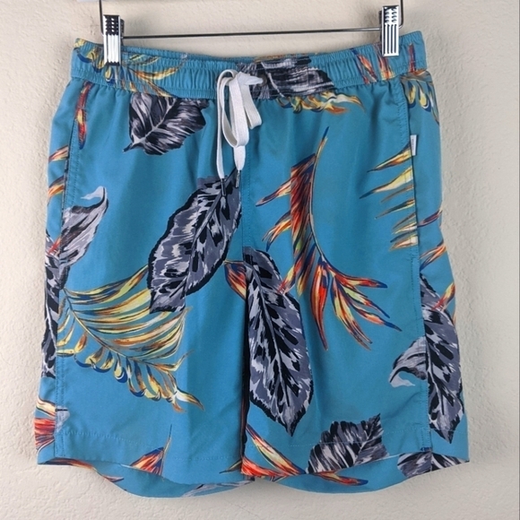 Onia Men’s Trunks Retro Kawaiian The Charles 7" TTropical Hawaiian Size Small - Picture 3 of 13
